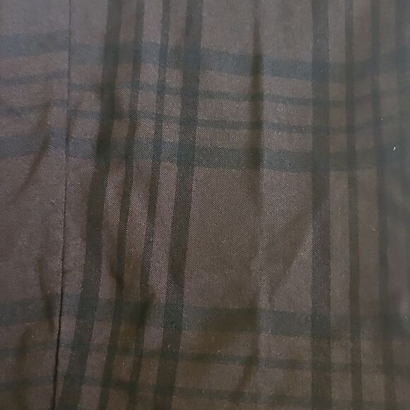 Suzy Sheir Black & Brown Plaid Pants - Picture 14 of 16